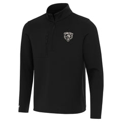 Chicago Bears Antigua Insider Quarter-Zip Jacket Black