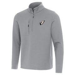 Arizona Cardinals Antigua Insider Quarter-Zip Jacket Gray