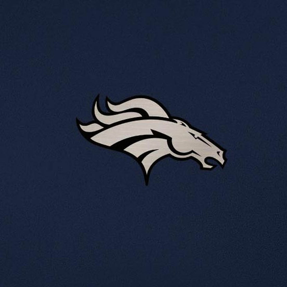 Denver Broncos Antigua Reprocess Quarter-Zip Top Navy