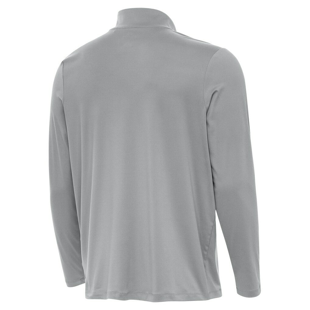 Green Bay Packers Antigua Reprocess Quarter-Zip Top Gray