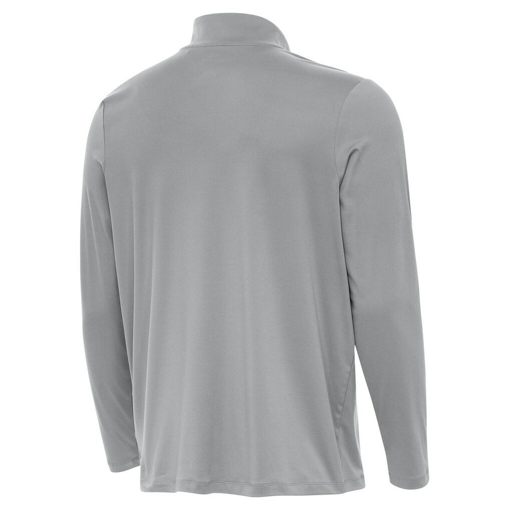 Green Bay Packers Antigua Reprocess Quarter-Zip Top Gray