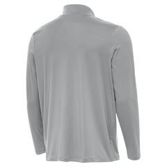 Buffalo Bills Antigua Reprocess Quarter-Zip Top Gray