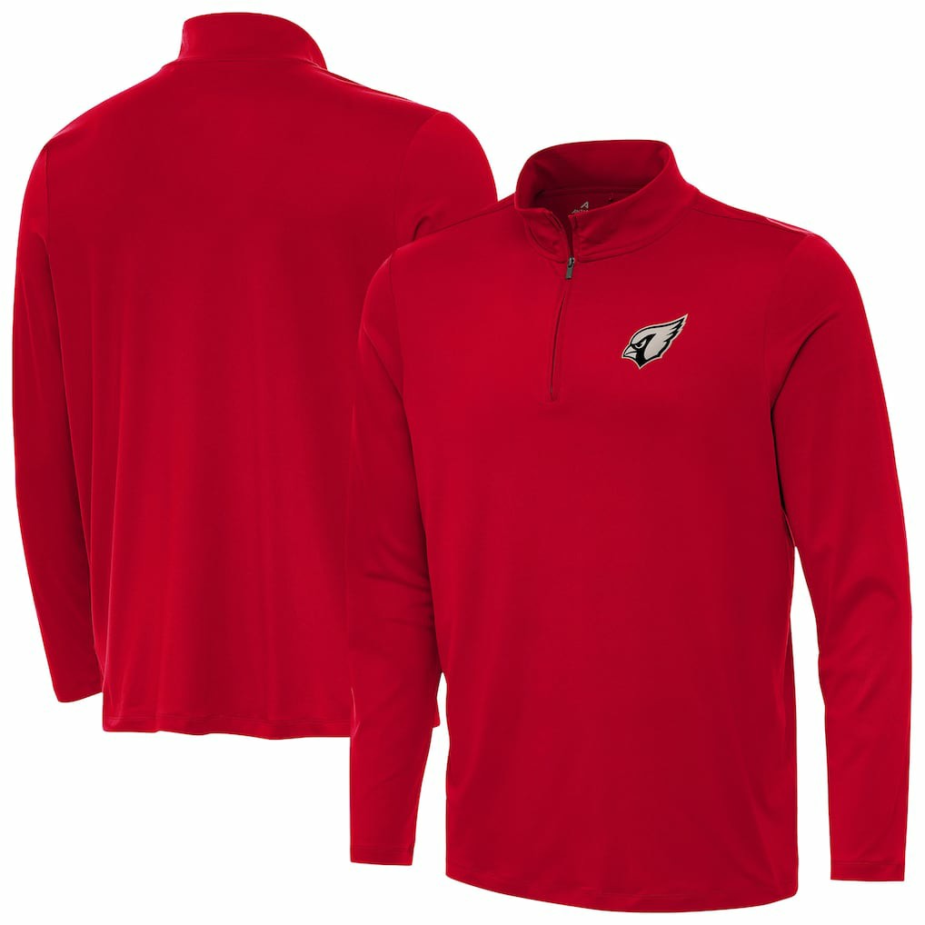Arizona Cardinals Antigua Reprocess Quarter-Zip Top Cardinal