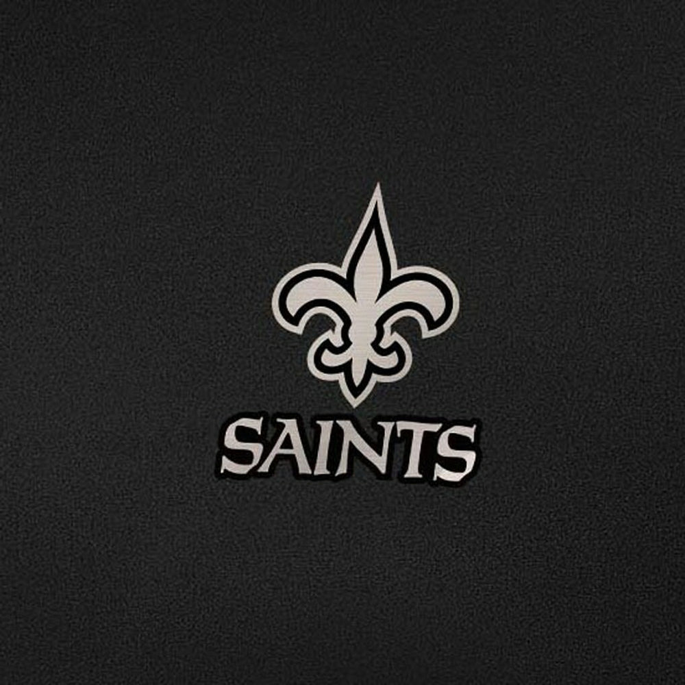 New Orleans Saints Antigua Reprocess Quarter-Zip Top Black