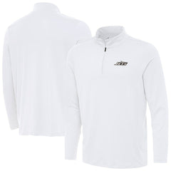 New York Jets Antigua Reprocess Quarter-Zip Top White