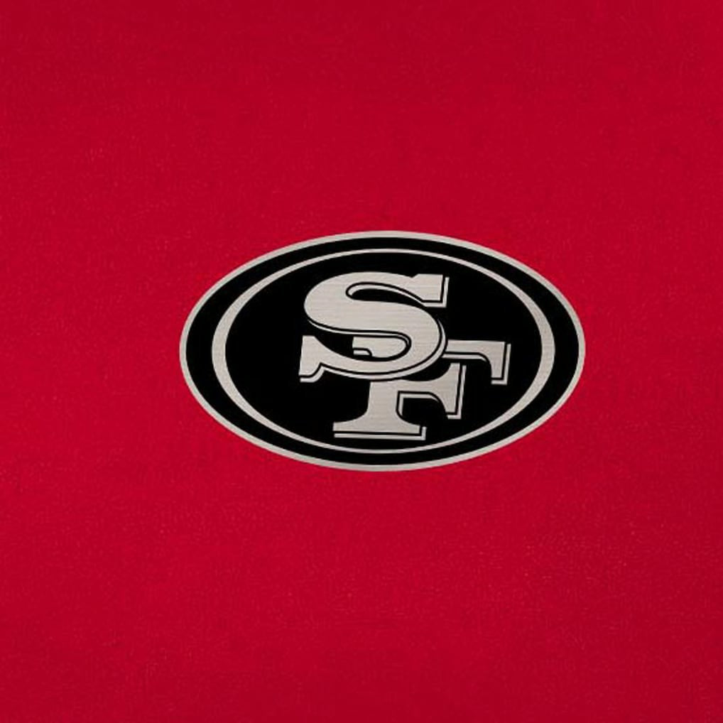 San Francisco 49ers Antigua Reprocess Quarter-Zip Top Scarlet