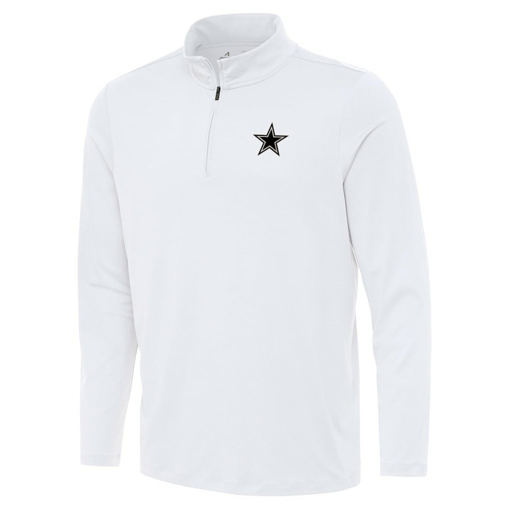 Dallas Cowboys Antigua Reprocess Quarter-Zip Top White