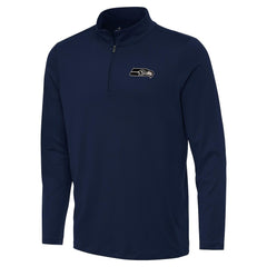 Seattle Seahawks Antigua Reprocess Quarter-Zip Top College Navy