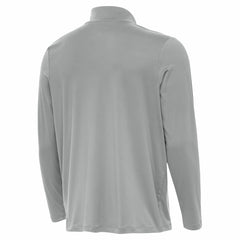 Tampa Bay Buccaneers Antigua Reprocess Quarter-Zip Top Gray