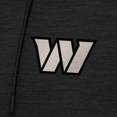 Washington Commanders Antigua Spikes Raglan Quarter-Zip Hoodie Heather Black