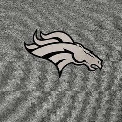 Denver Broncos Antigua Subtle Quarter-Zip Top Heather Black