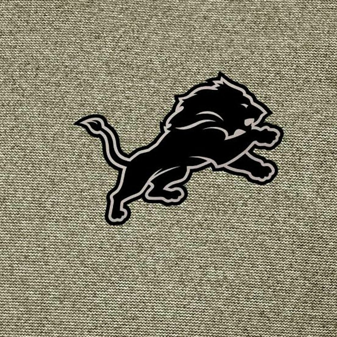 Detroit Lions Antigua Subtle Quarter-Zip Top Heather Olive