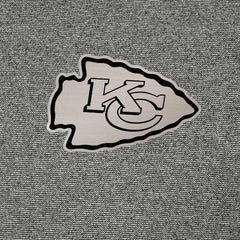 Kansas City Chiefs Antigua Subtle Quarter-Zip Top Heather Black