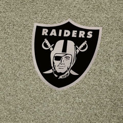 Las Vegas Raiders Antigua Subtle Quarter-Zip Top Heather Olive
