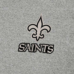 New Orleans Saints Antigua Subtle Quarter-Zip Top Heather Gray