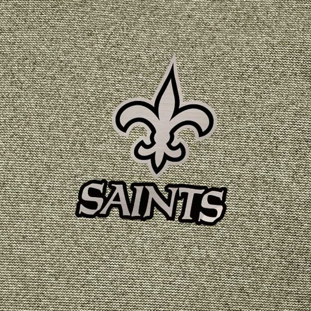 New Orleans Saints Antigua Subtle Quarter-Zip Top Heather Olive