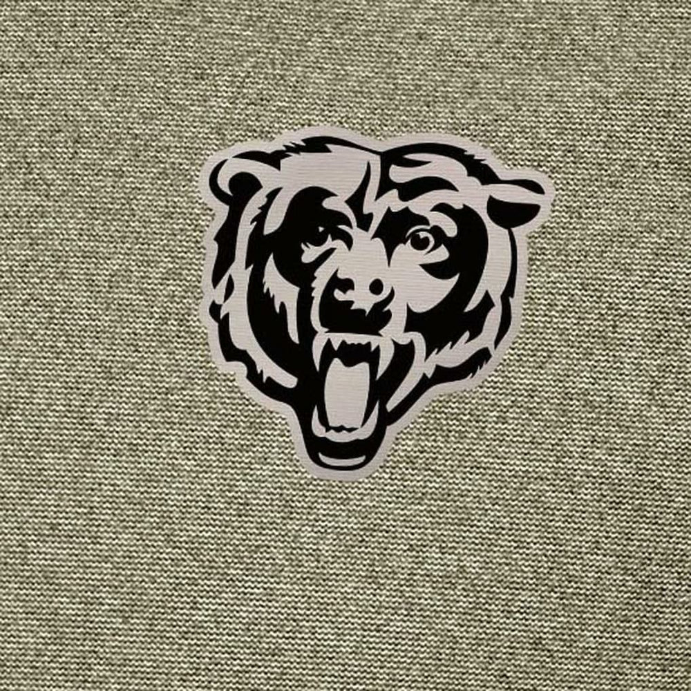 Chicago Bears Antigua Subtle Quarter-Zip Top Heather Olive