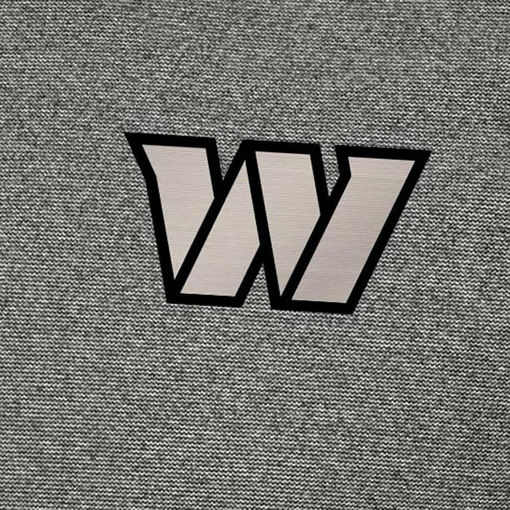 Washington Commanders Antigua Subtle Quarter-Zip Top Heather Black