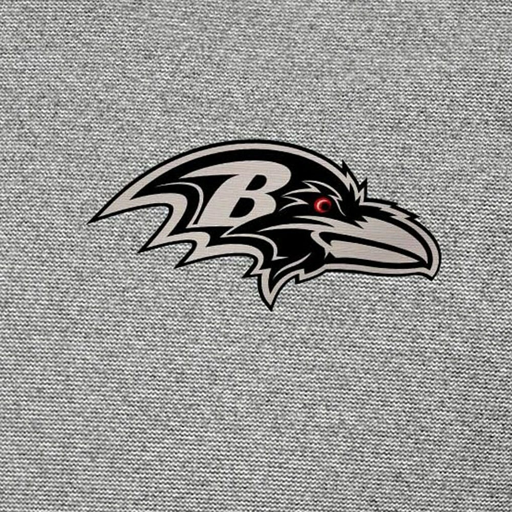 Baltimore Ravens Antigua Subtle Quarter-Zip Top Heather Gray