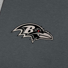 Baltimore Ravens Antigua Brushed Carbon Victory Pullover Hoodie Charcoal