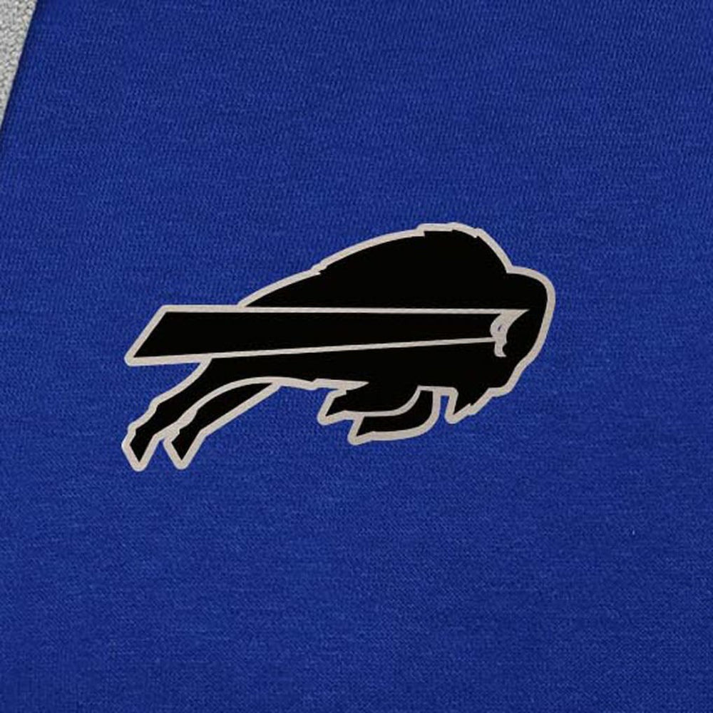 Buffalo Bills Antigua Brushed Carbon Victory Pullover Hoodie Royal