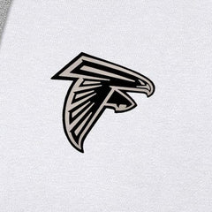 Atlanta Falcons Antigua Brushed Carbon Victory Pullover Hoodie White