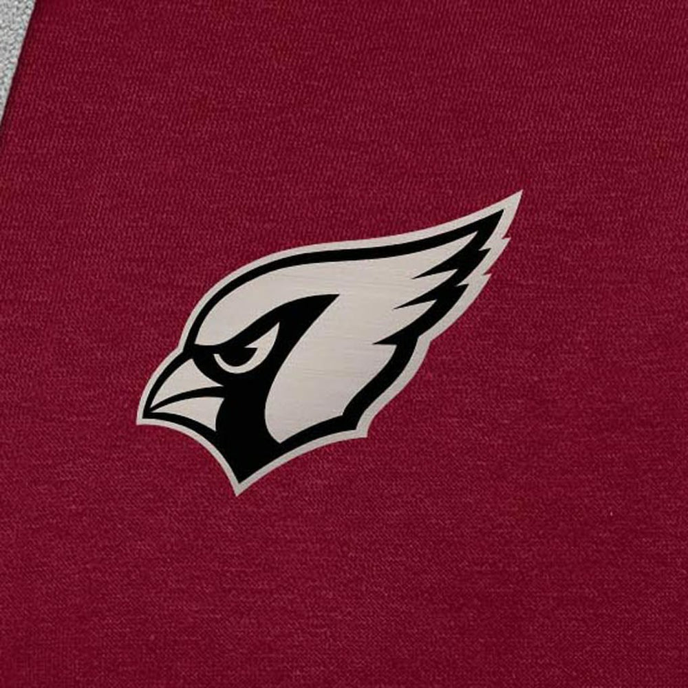 Arizona Cardinals Antigua Brushed Carbon Victory Pullover Hoodie Cardinal