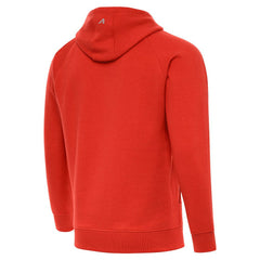 Cleveland Browns Antigua Brushed Carbon Victory Pullover Hoodie Orange