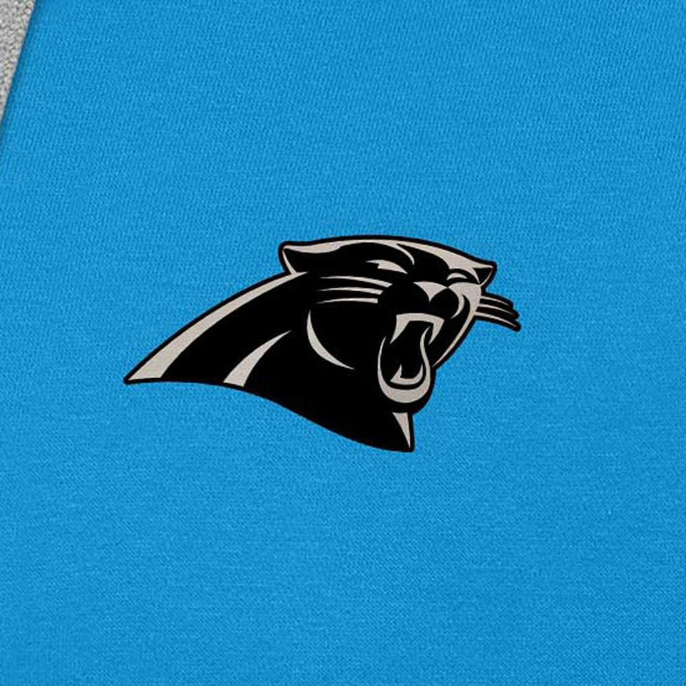 Carolina Panthers Antigua Brushed Carbon Victory Pullover Hoodie Blue