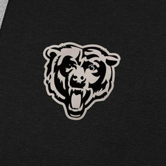 Chicago Bears Antigua Brushed Carbon Victory Pullover Hoodie Black
