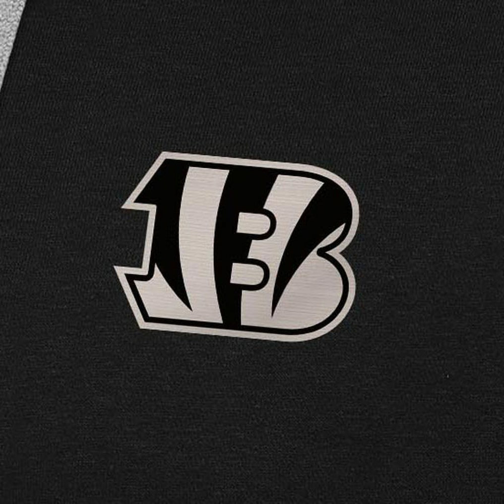 Cincinnati Bengals Antigua Brushed Carbon Victory Pullover Hoodie Black