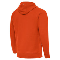 Cincinnati Bengals Antigua Brushed Carbon Victory Pullover Hoodie Orange