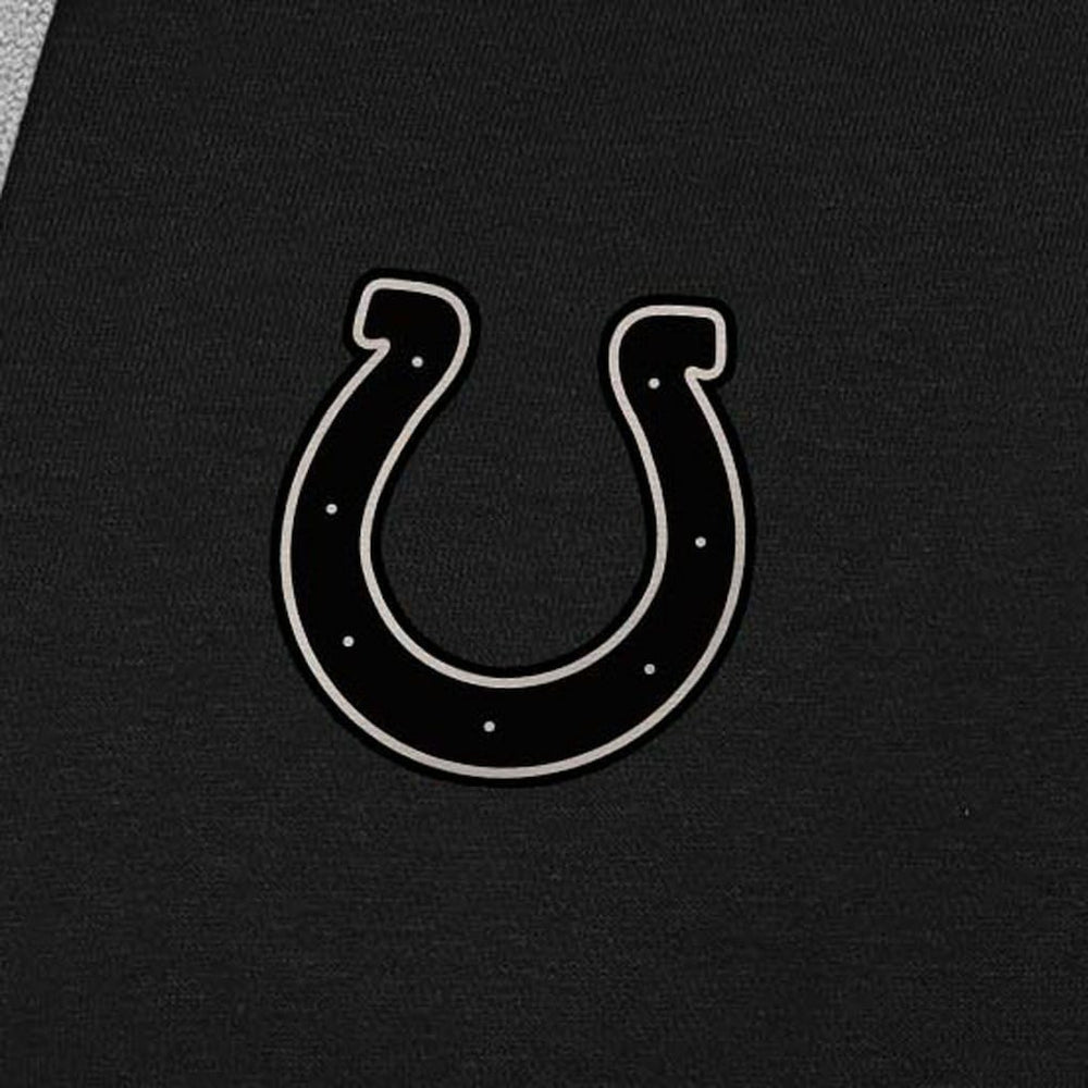 Indianapolis Colts Antigua Brushed Carbon Victory Pullover Hoodie Black