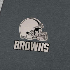 Cleveland Browns Antigua Brushed Carbon Victory Pullover Hoodie Charcoal