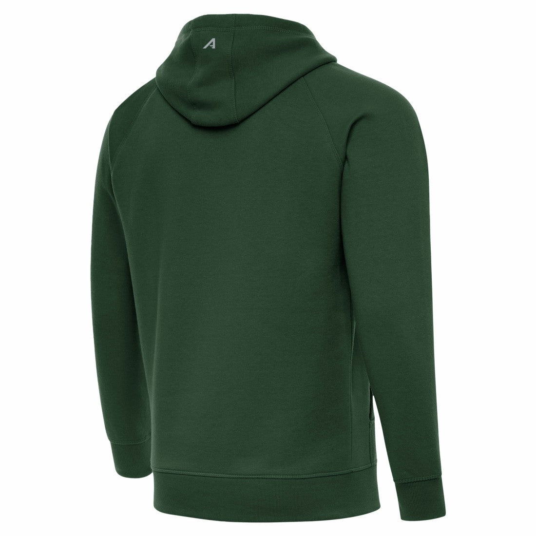 Green Bay Packers Antigua Brushed Carbon Victory Pullover Hoodie Green