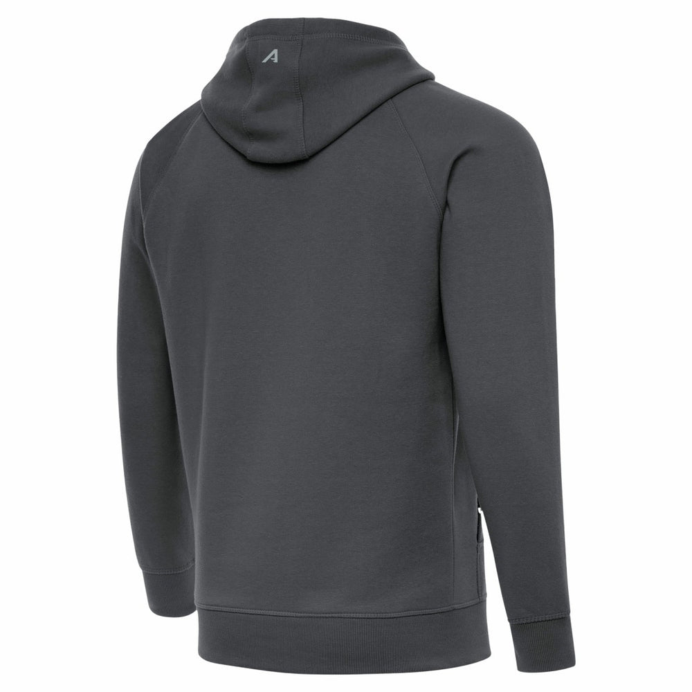 Denver Broncos Antigua Brushed Carbon Victory Pullover Hoodie Charcoal