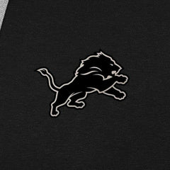 Detroit Lions Antigua Brushed Carbon Victory Pullover Hoodie Black