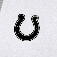 Indianapolis Colts Antigua Brushed Carbon Victory Pullover Hoodie White