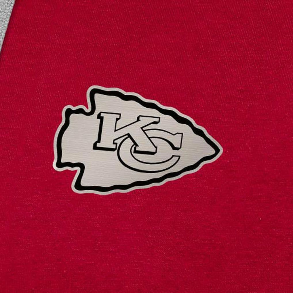 Kansas City Chiefs Antigua Brushed Carbon Victory Pullover Hoodie Red