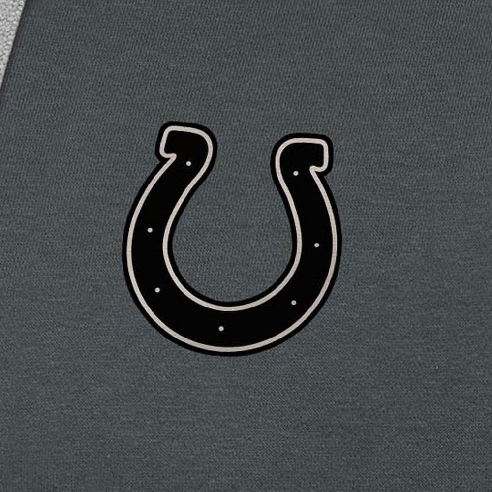 Indianapolis Colts Antigua Brushed Carbon Victory Pullover Hoodie Charcoal