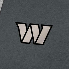 Washington Commanders Antigua Brushed Carbon Victory Pullover Hoodie Charcoal