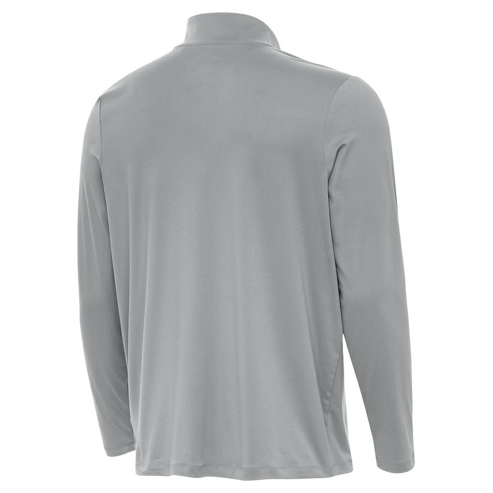 Philadelphia Eagles Antigua Reprocess Quarter-Zip Top Gray