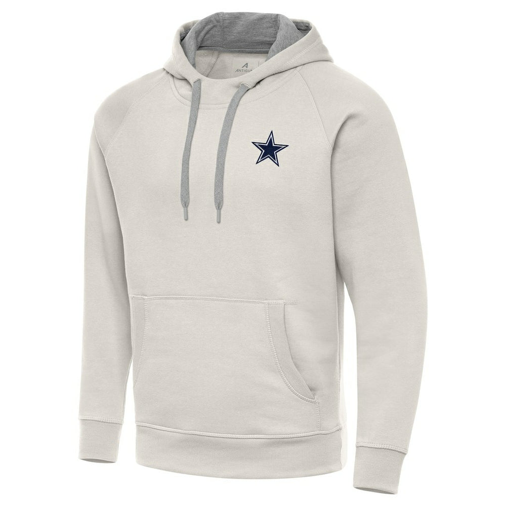 Dallas Cowboys Antigua Victory Raglan Pullover Hoodie Cream