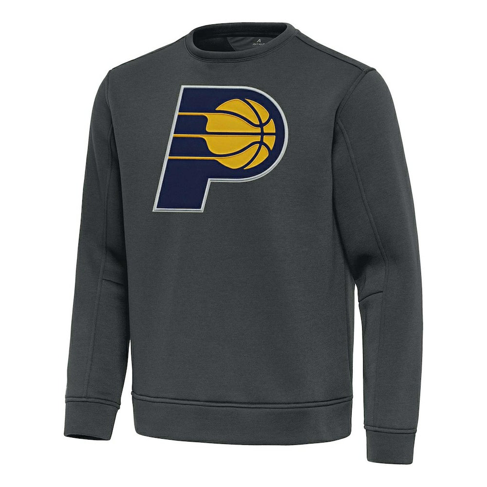 Indiana Pacers Antigua Relevant Pullover Sweatshirt Pewter