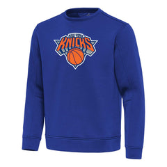 New York Knicks Antigua Relevant Pullover Sweatshirt Blue