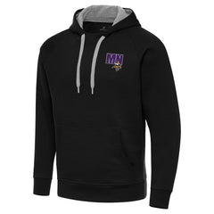 Men's Minnesota Vikings Antigua Victory Pullover Hoodie Black