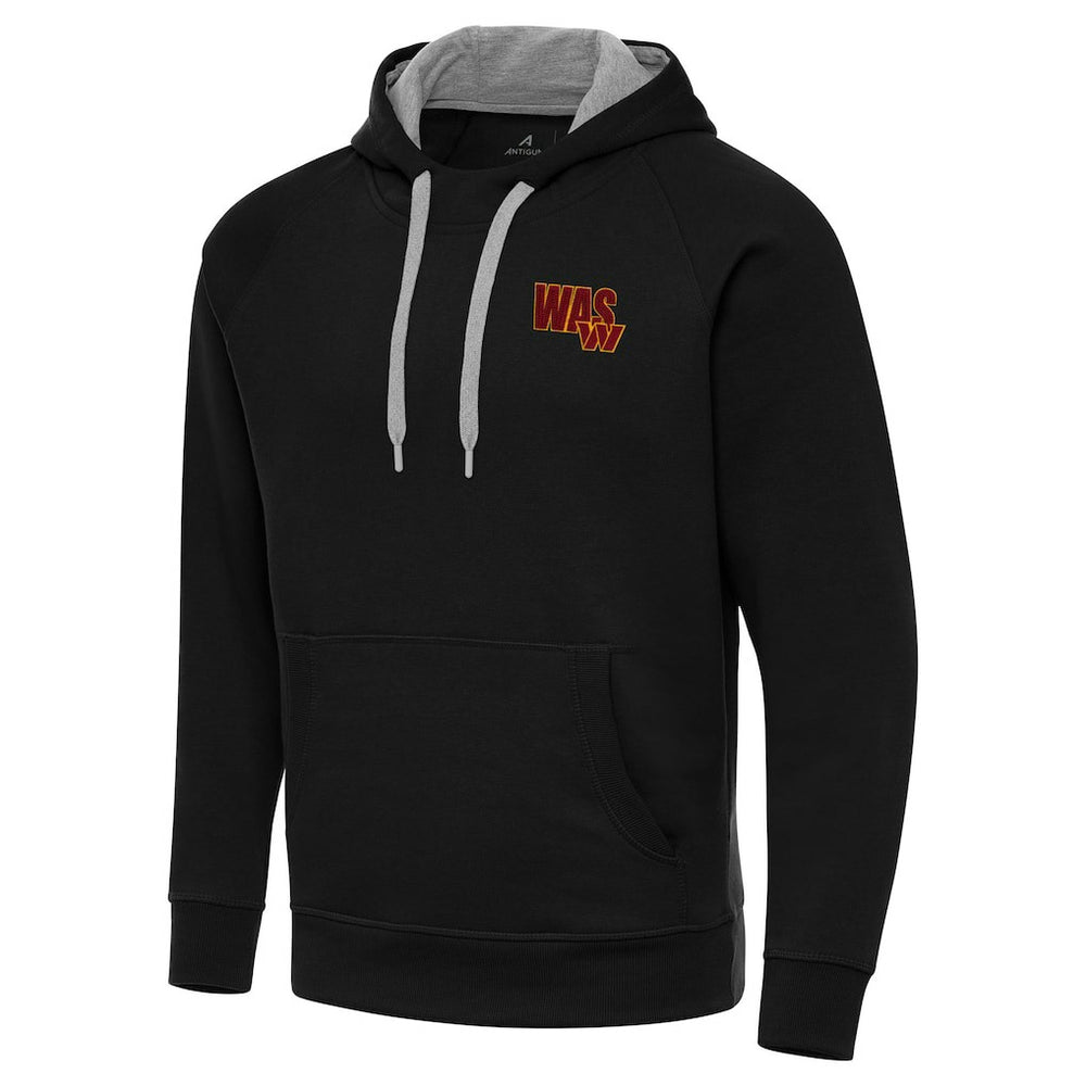 Men's Washington Commanders Antigua Victory Pullover Hoodie Black