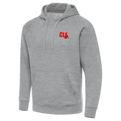 Men's Cleveland Browns Antigua Victory Pullover Hoodie Heather Gray