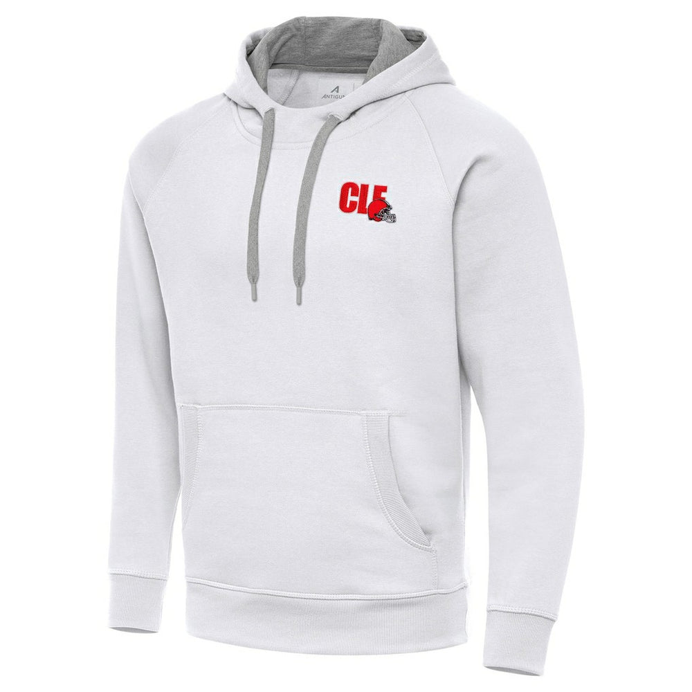 Men's Cleveland Browns Antigua Victory Pullover Hoodie White