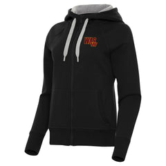 Washington Commanders Antigua Women's Victory Full-Zip Hoodie Black